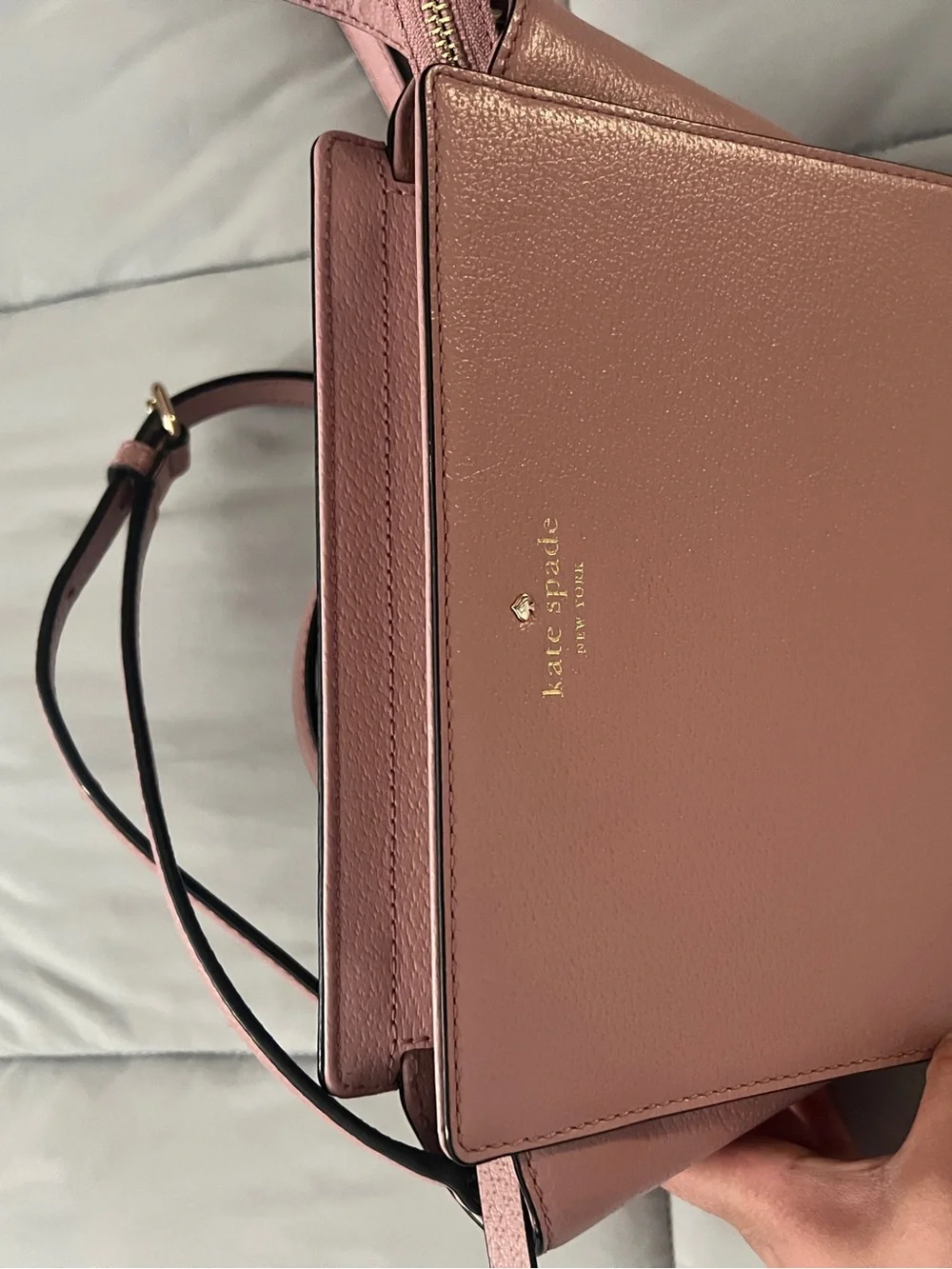 kate spade Blush Pink Pebbled Leather Crossbody
